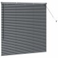 vidaXL Βενετσιάνικες Ρόδες Σκούρο Γκρι 130 x 135 εκ Αλουμίνιο
