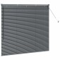 vidaXL Βενετσιάνικες Ρόδες Σκούρο Γκρι 130 x 150 cm Αλουμίνιο
