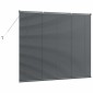 vidaXL Βενετσιάνικες Ρόδες Σκούρο Γκρι 130 x 155 εκ Αλουμίνιο