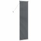 vidaXL Βενετσιάνικες Ρόδες Σκούρο Γκρι 175 x 40 εκ Αλουμίνιο