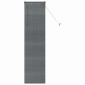 vidaXL Βενετσιάνικες Ρόδες Σκούρο Γκρι 175 x 45 εκ Αλουμίνιο