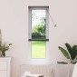 vidaXL Βενετσιάνικες Ρόδες Σκούρο Γκρι 175 x 45 εκ Αλουμίνιο