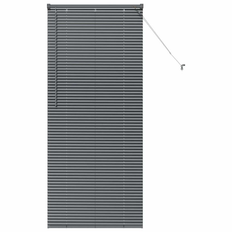 vidaXL Βενετσιάνικες Ρόδες Σκούρο Γκρι 175 x 75 εκ Αλουμίνιο