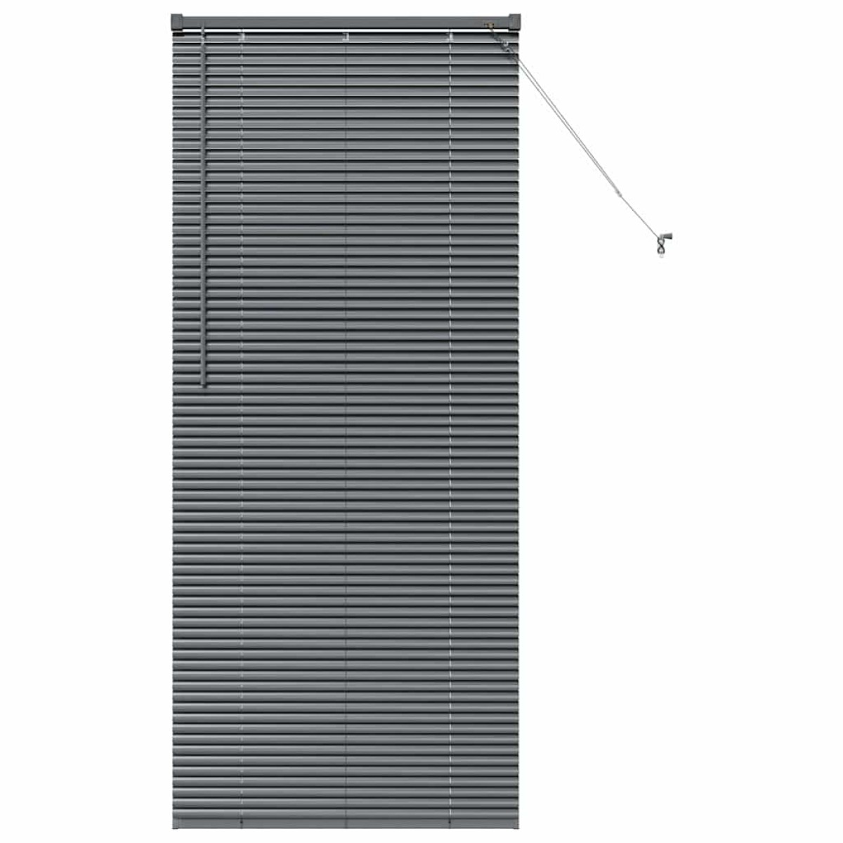 vidaXL Βενετσιάνικες Ρόδες Σκούρο Γκρι 175 x 80 εκ Αλουμίνιο