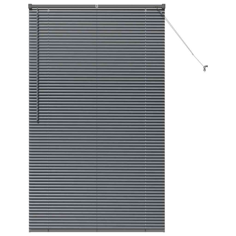 vidaXL Βενετσιάνικες Ρόδες Σκούρο Γκρι 175 x 100 εκ. Αλουμίνιο