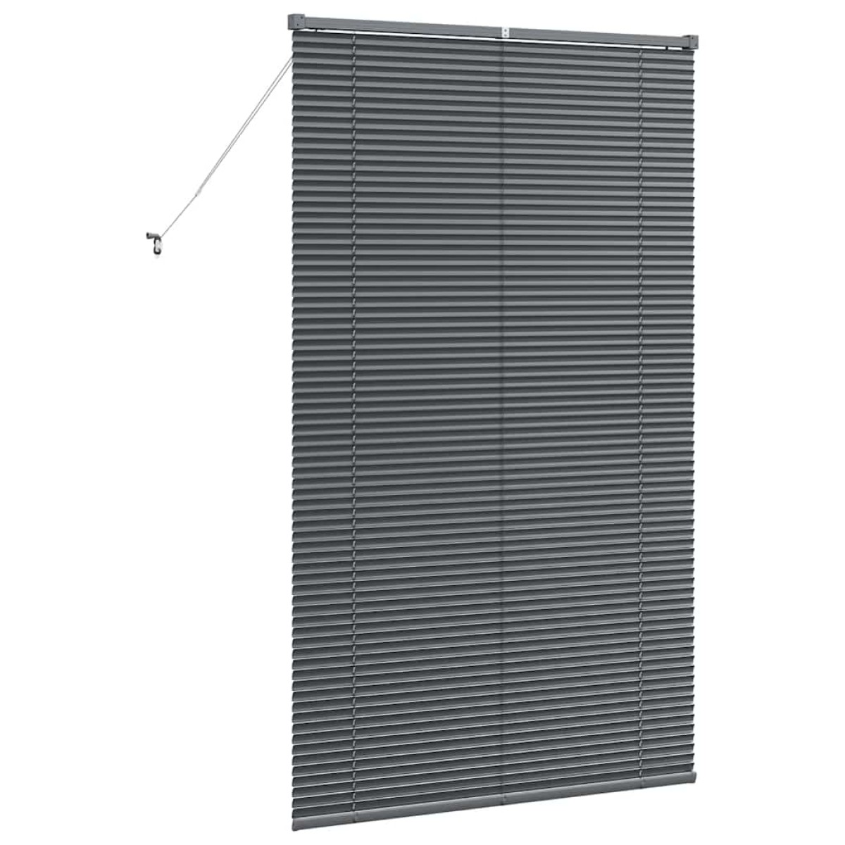 vidaXL Βενετσιάνικες Ρόδες Σκούρο Γκρι 175 x 100 εκ. Αλουμίνιο