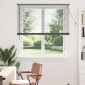 vidaXL Βενετσιάνικες Ρόδες Σκούρο Γκρι 175 x 130 εκ Αλουμίνιο