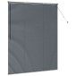vidaXL Βενετσιάνικες Ρόδες Σκούρο Γκρι 175 x 140 εκ. Αλουμίνιο