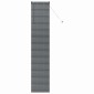 vidaXL Βενετσιάνικες Ρόδες Σκούρο Γκρι 220 x 40 εκ Αλουμίνιο