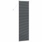vidaXL Βενετσιάνικες Ρόδες Σκούρο Γκρι 220 x 55 εκ Αλουμίνιο