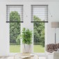 vidaXL Βενετσιάνικες Ρόδες Σκούρο Γκρι 220 x 70 εκ Αλουμίνιο