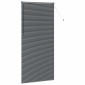 vidaXL Βενετσιάνικες Ρόδες Σκούρο Γκρι 220 x 105 εκ Αλουμίνιο