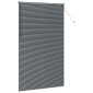 vidaXL Βενετσιάνικες Ρόδες Σκούρο Γκρι 220 x 130 εκ Αλουμίνιο