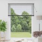 vidaXL Βενετσιάνικες Ρόδες Σκούρο Γκρι 220 x 155 εκ Αλουμίνιο