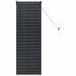vidaXL Βενετσιάνικες Ρόδες Μαύρο 130 x 50 εκ Αλουμίνιο