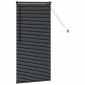 vidaXL Βενετσιάνικες Ρόδες Μαύρο 60 x 2,5 x 130 εκ Αλουμίνιο