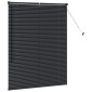 vidaXL Βενετσιάνικες Ρόδες Μαύρο 130 x 100 cm Αλουμίνιο