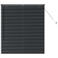 vidaXL Βενετσιάνικες Ρόδες Μαύρο 130 x 110 εκ Αλουμίνιο