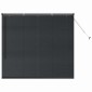 vidaXL Βενετσιάνικες Ρόδες Μαύρο 130 x 140 cm Αλουμίνιο