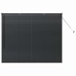 vidaXL Βενετσιάνικες Ρόδες Μαύρο 130 x 155 εκ Αλουμίνιο