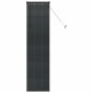 vidaXL Βενετσιάνικες Ρόδες Μαύρο 175 x 45 εκ Αλουμίνιο