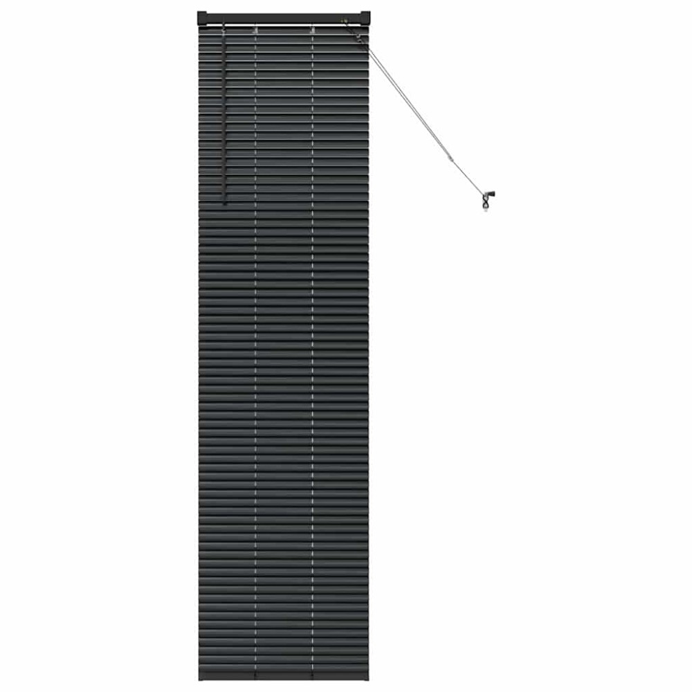 vidaXL Βενετσιάνικες Ρόδες Μαύρο 175 x 50 εκ Αλουμίνιο