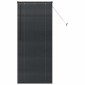 vidaXL Βενετσιάνικες Ρόδες Μαύρο 175 x 80 εκ Αλουμίνιο