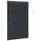 vidaXL Βενετσιάνικες Ρόδες Μαύρο 175 x 115 εκ Αλουμίνιο