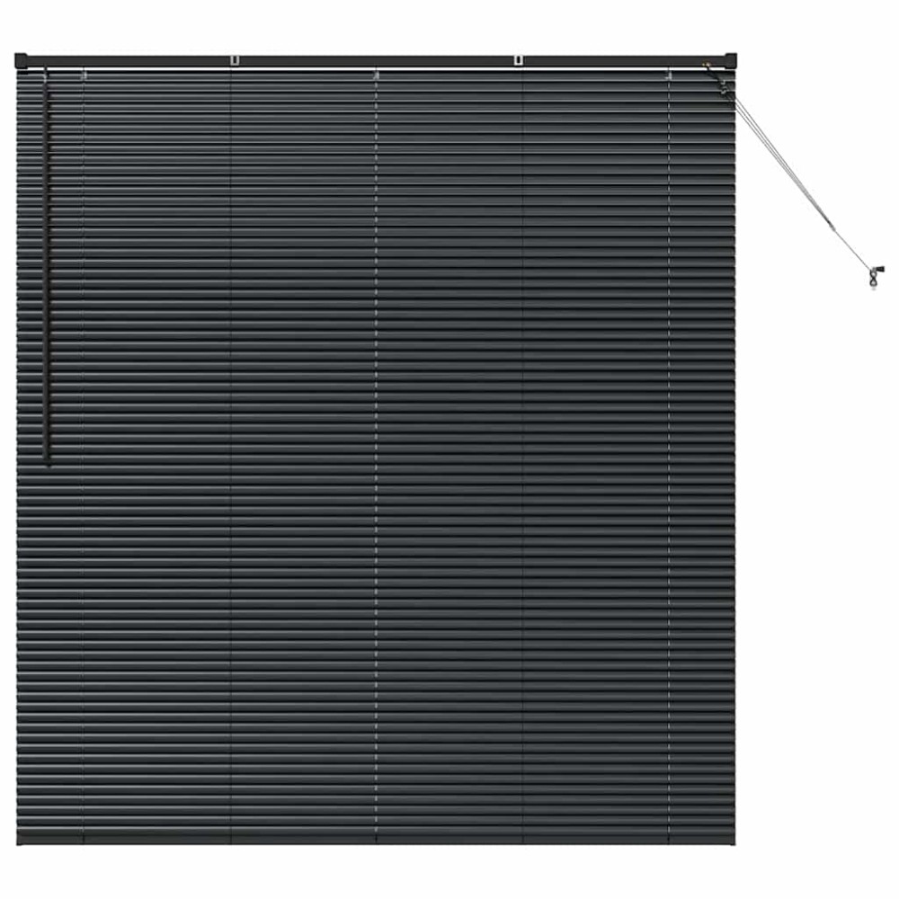 vidaXL Βενετσιάνικες Ρόδες Μαύρο 175 x 160 εκ Αλουμίνιο