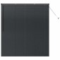 vidaXL Βενετσιάνικες Ρόδες Μαύρο 175 x 160 εκ Αλουμίνιο