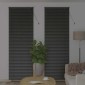 vidaXL Βενετσιάνικες Ρόδες Μαύρο 220 x 75 εκ Αλουμίνιο