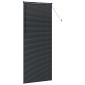 vidaXL Βενετσιάνικες Ρόδες Μαύρο 220 x 85 εκ Αλουμίνιο