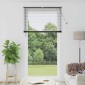 vidaXL Βενετσιάνικες Ρόδες Μαύρο 220 x 110 cm Αλουμίνιο