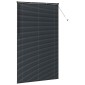 vidaXL Βενετσιάνικες Ρόδες Μαύρο 220 x 130 εκ Αλουμίνιο