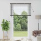vidaXL Βενετσιάνικες Ρόδες Μαύρο 220 x 135 εκ Αλουμίνιο