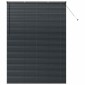 vidaXL Βενετσιάνικες Ρόδες Μαύρο 220 x 155 εκ Αλουμίνιο