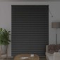 vidaXL Βενετσιάνικες Ρόδες Μαύρο 220 x 155 εκ Αλουμίνιο