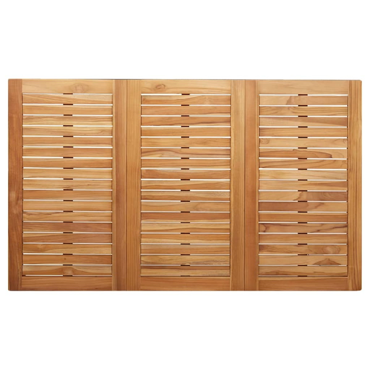 vidaXL Τραπεζαρία 150x90x75 cm Στερεό Τεϊκ Ξύλο και Ανοξείδωτο Ατσάλι