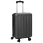 vidaXL Βαλίτσα Σκούρο γκρι 34 x 23 x 55.5 εκ. ΑΒΣ Πλαστικό
