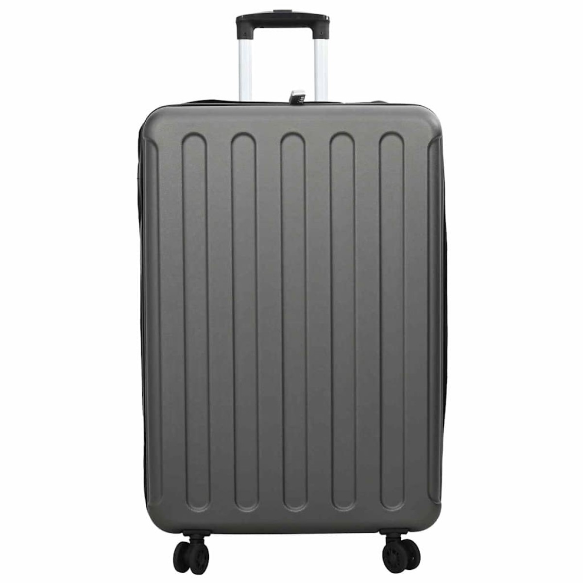 vidaXL Βαλίτσα με κλειδαριά Σκούρο γκρι 50 x 30 x 76 εκ. ΑΒΣ Πλαστικό