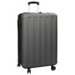 vidaXL Βαλίτσα με κλειδαριά Σκούρο γκρι 50 x 30 x 76 εκ. ΑΒΣ Πλαστικό