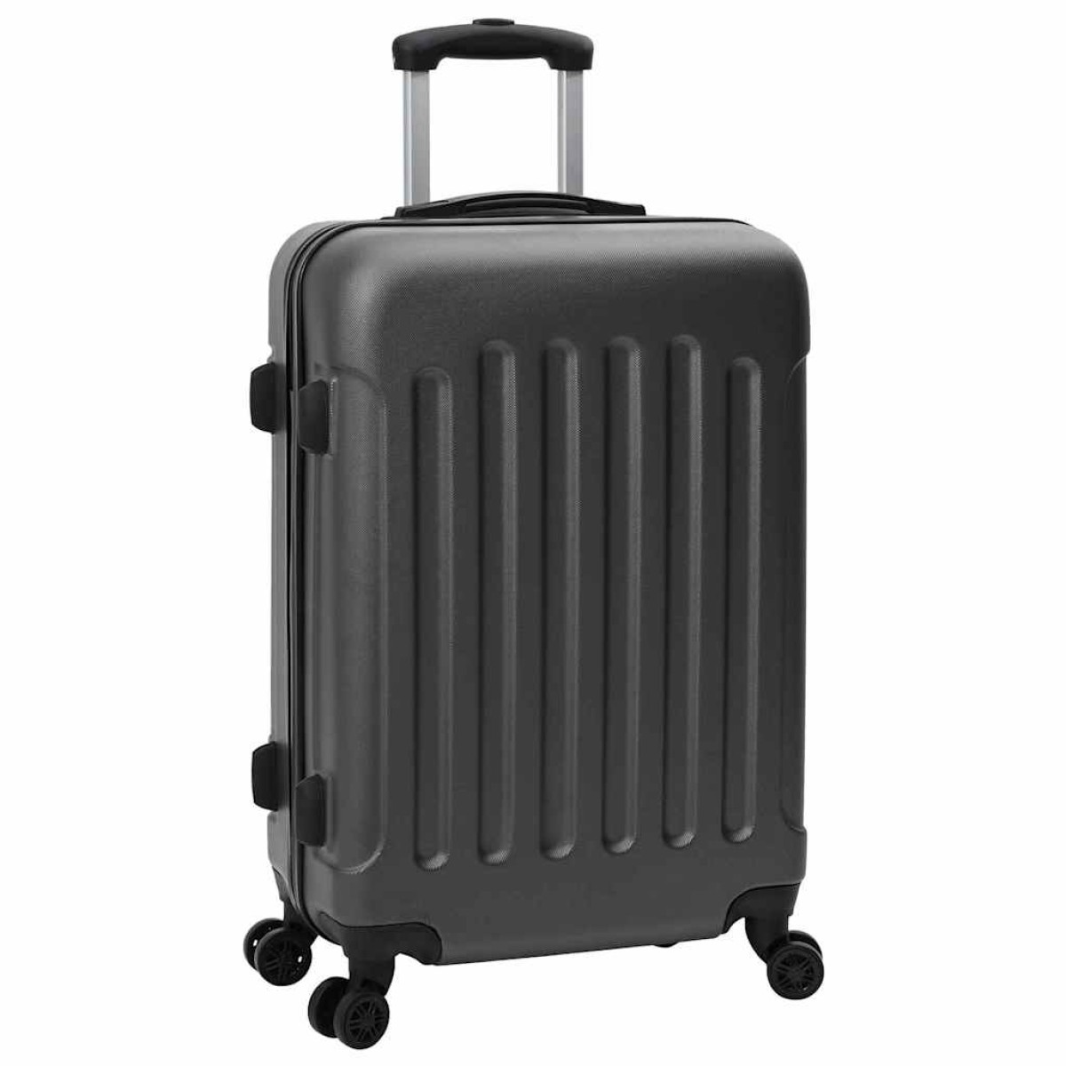 vidaXL Βαλίτσα 3 τμχ. Σκούρο Γκρι 50 x 31 x 78 εκ ΑΒΣ Πλαστικό