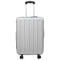 vidaXL Βαλίτσα με κλειδαριά Ασημί 43 x 27 x 66 εκ. ΑΒΣ Πλαστικό
