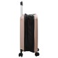 vidaXL Βαλίτσα με κλειδαριά ροζ χρυσό 34 x 23 x 55.5 εκ. ΑΒΣ Πλαστικό