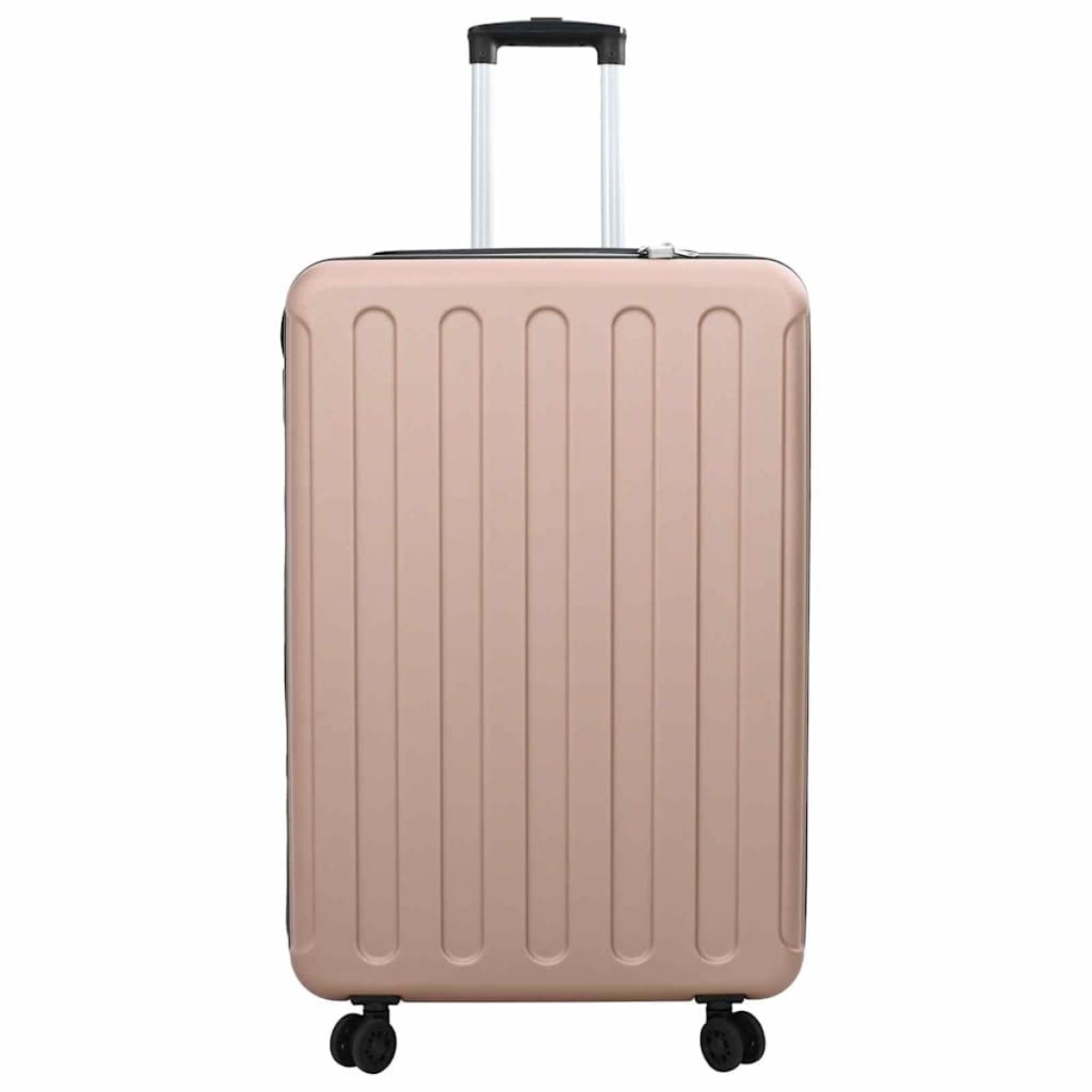 vidaXL Βαλίτσα με κλειδαριά ροζ χρυσό 50 x 30 x 76 εκ. ΑΒΣ Πλαστικό