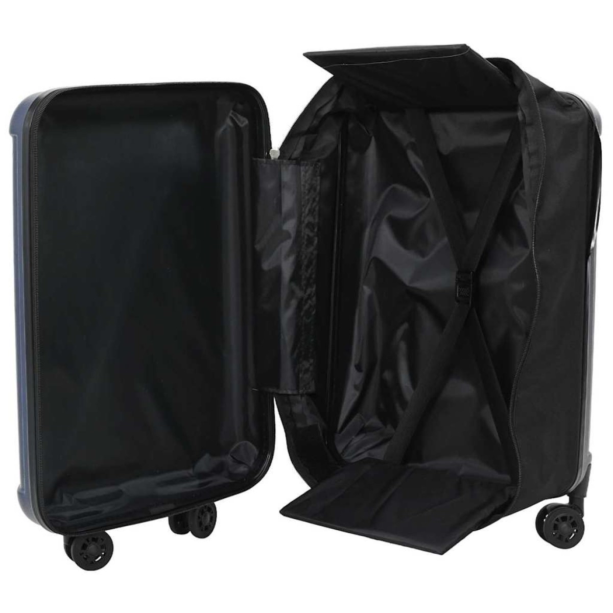 vidaXL Βαλίτσα Σκούρο Μπλε 34 x 23 x 55.5 εκ. ΑΒΣ Πλαστικό