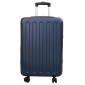 vidaXL Βαλίτσα με κλειδαριά Σκούρο Μπλε 43 x 27 x 66 εκ. ΑΒΣ Πλαστικό