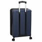 vidaXL Βαλίτσα με κλειδαριά Σκούρο Μπλε 43 x 27 x 66 εκ. ΑΒΣ Πλαστικό