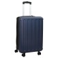 vidaXL Βαλίτσα με κλειδαριά Σκούρο Μπλε 43 x 27 x 66 εκ. ΑΒΣ Πλαστικό