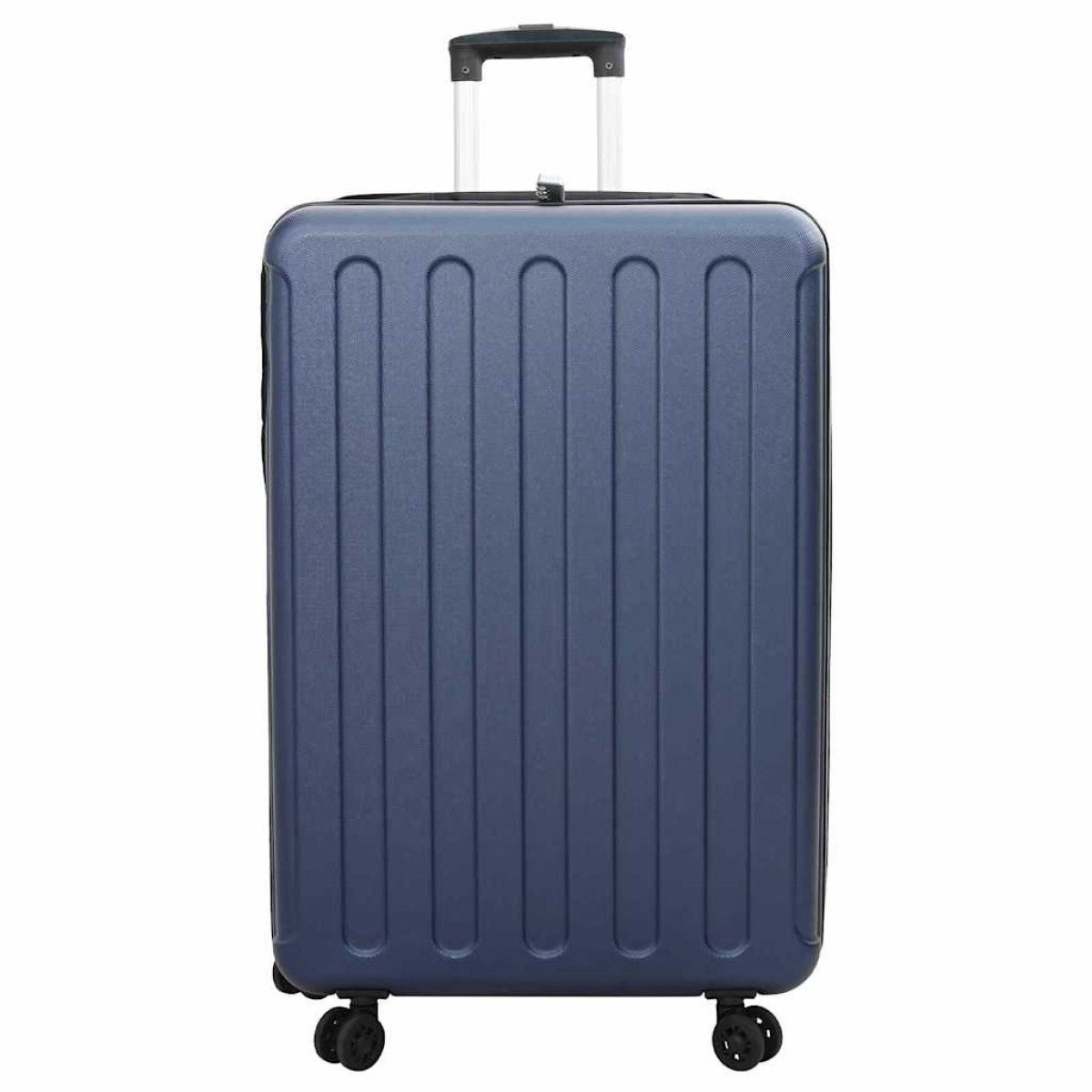 vidaXL Βαλίτσα με κλειδαριά Σκούρο Μπλε 50 x 30 x 76 εκ. ΑΒΣ Πλαστικό